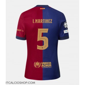 Barcelona Inigo Martinez #5 Prima Maglia 2024-25 Manica Corta